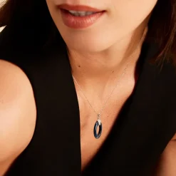 Histoire d'Or Collier Peer Argent Blanc Oxyde De Zirconium