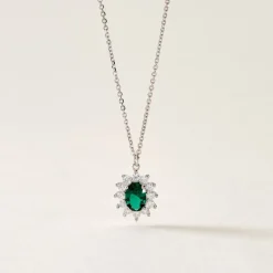 Collier Perez Argent Blanc Oxyde De Zirconium-Histoire d'Or Best