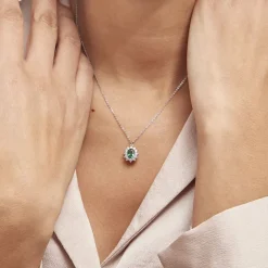 Collier Perez Argent Blanc Oxyde De Zirconium-Histoire d'Or Best