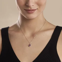 Collier Perez Argent Blanc Oxyde De Zirconium-Histoire d'Or Discount