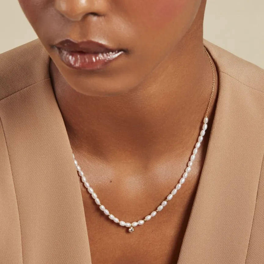 Collier Perlissima Et Perle De Culture-Histoire d'Or Clearance