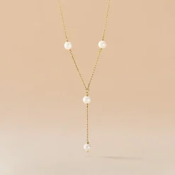 Histoire d'Or Collier Persis Or Jaune Perle De Culture