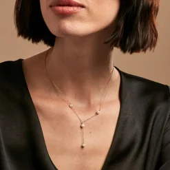 Histoire d'Or Collier Persis Or Jaune Perle De Culture