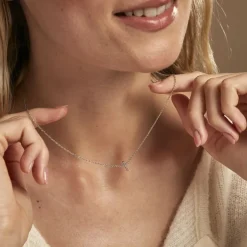 Histoire d'Or Collier Peyton Argent Blanc