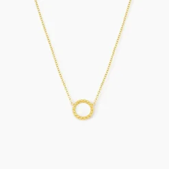 Histoire d'Or Collier Peytone Argent Doré