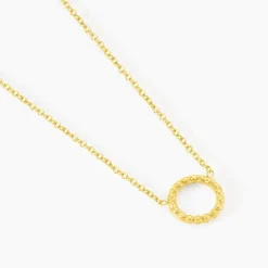 Histoire d'Or Collier Peytone Argent Doré