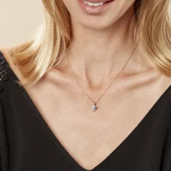 Histoire d'Or Collier Plaqué Or Caner Oxydes De Zirconium