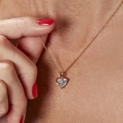 Histoire d'Or Collier Plaqué Or Caner Oxydes De Zirconium