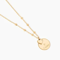 Histoire d'Or Collier Plaqué Or Fulvian Oxyde De Zirconium