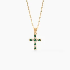 Histoire d'Or Collier Plaqué Or Gaea Pierre Synthétique