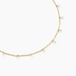 Histoire d'Or Collier Plaqué Or Oxydes De Zirconium