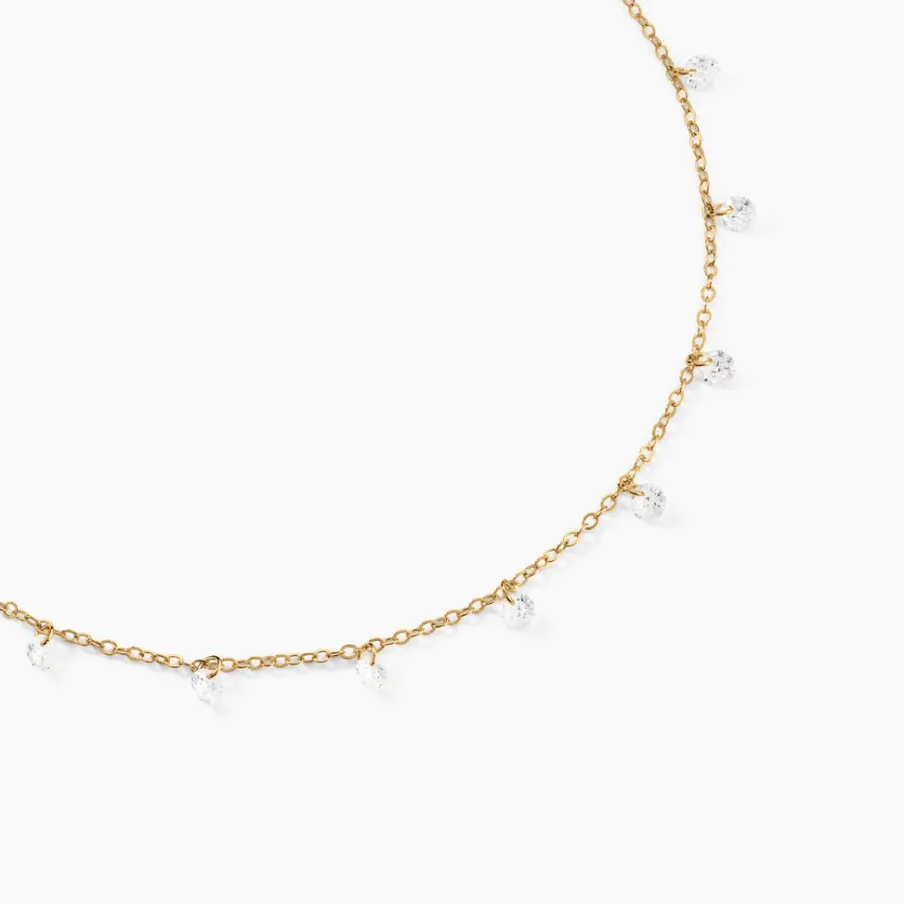 Histoire d'Or Collier Plaqué Or Oxydes De Zirconium