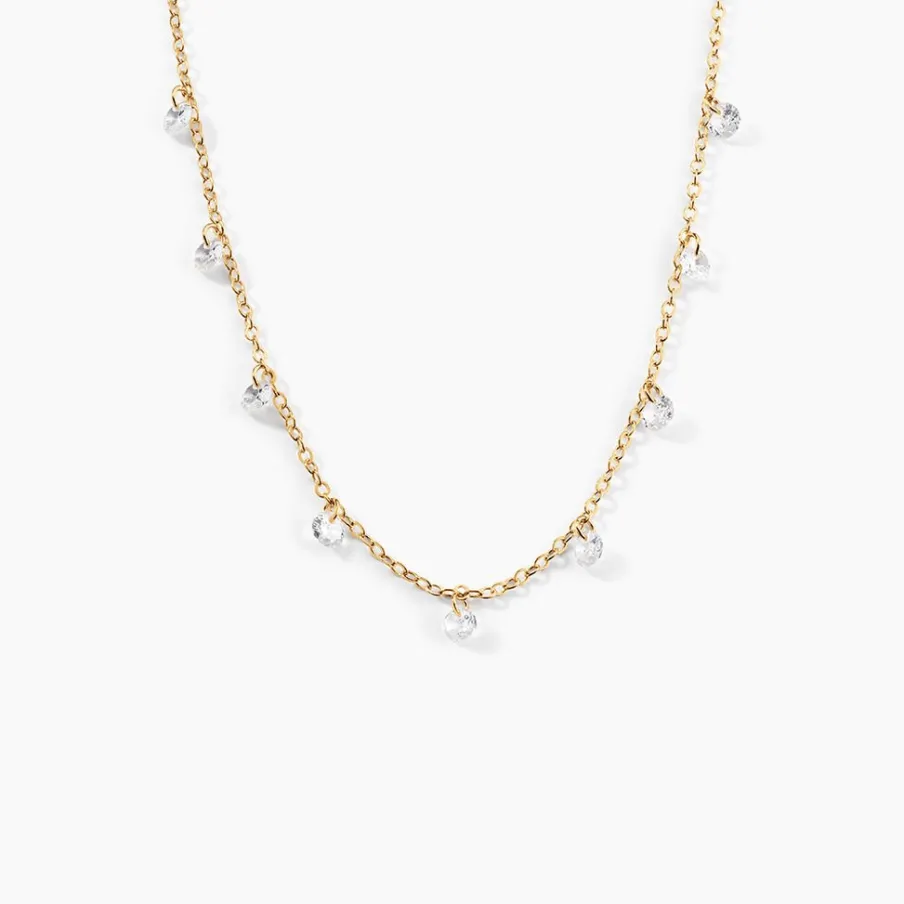 Histoire d'Or Collier Plaqué Or Oxydes De Zirconium