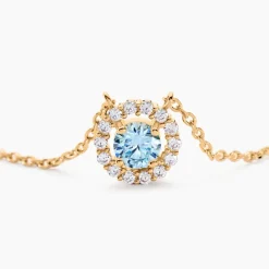 Histoire d'Or Collier Plaqué Or Radbod Pierre Artificielle Oxydes De Zirconium