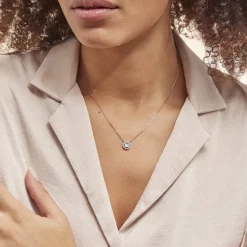 Histoire d'Or Collier Plaqué Or Radbod Pierre Artificielle Oxydes De Zirconium