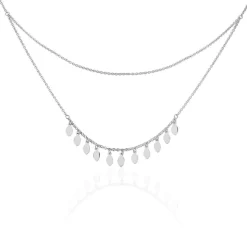 Histoire d'Or Collier Polyna Argent Blanc