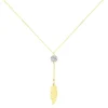 Histoire d'Or Collier Powoo Or Jaune Strass