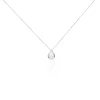 Histoire d'Or Collier Purete Or Blanc Diamant