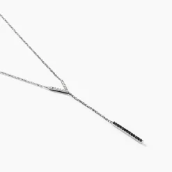 Histoire d'Or Collier Rachel Or Blanc Diamant