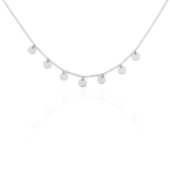 Histoire d'Or Collier Ragavi Argent Blanc