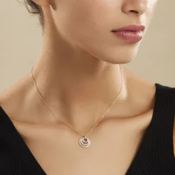 Histoire d'Or Collier Rama Or Tricolore Oxyde De Zirconium