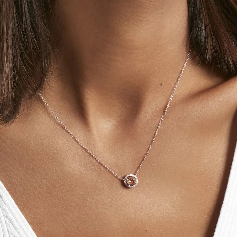 Histoire d'Or Collier Rio Copacabana Argent Rose Oxyde De Zirconium