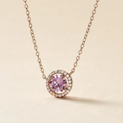 Collier Rio Copacabana Argent Rose Oxyde De Zirconium-Histoire d'Or Clearance