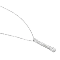 Histoire d'Or Collier Riviera Or Blanc Diamant