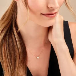 Histoire d'Or Collier Rosalite Or Jaune Nacre