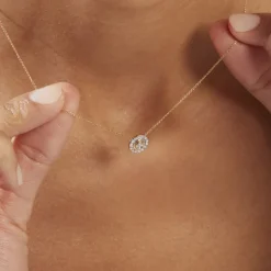 Histoire d'Or Collier Rosangela Or Bicolore Diamant Blanc