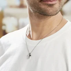 Histoire d'Or Collier Ruya Acier Blanc Oxyde De Zirconium