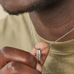 Histoire d'Or Collier Ruya Acier Blanc Oxyde De Zirconium