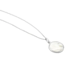 Histoire d'Or Collier Saül Argent Blanc Nacre