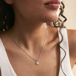 Histoire d'Or Collier Salli Argent Blanc Oxyde De Zirconium