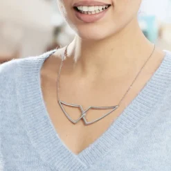 Collier Sautoir Adelind Acier Blanc-Histoire d'Or Best