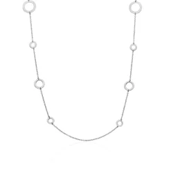 Histoire d'Or Collier Sautoir Paquito Argent Blanc