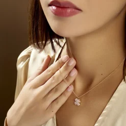 Histoire d'Or Collier Sendai Plaqué Or Jaune Oxyde De Zirconium