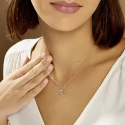 Histoire d'Or Collier Serenella Argent Blanc Oxyde De Zirconium