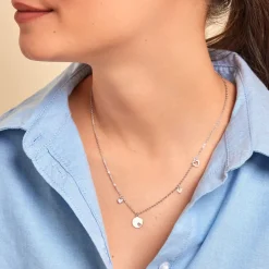 Histoire d'Or Collier Seyma Argent Blanc Oxyde De Zirconium