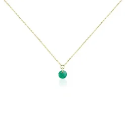 Histoire d'Or Collier Shakir Or Jaune Emeraude