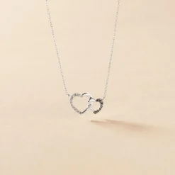 Histoire d'Or Collier Silana Or Blanc Diamant