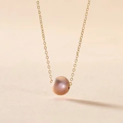 Histoire d'Or Collier Sissy Or Jaune Perle De Culture