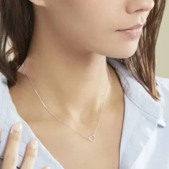 Histoire d'Or Collier Sloanne Or Blanc Diamant