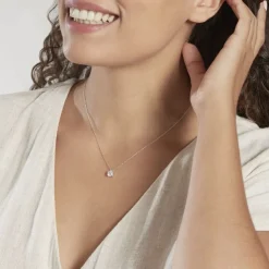 Collier Solitaire Argent Lylwenn-Histoire d'Or Outlet