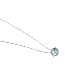 Collier Solitaire Argent Blanc Rio Santa Teresa Oxyde De Zirconium-Histoire d'Or Discount