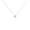 Histoire d'Or Collier Solitaire Argent Blanc Rio Santa Teresa Oxyde De Zirconium