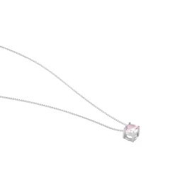 Histoire d'Or Collier Solitaire Argent Blanc Rio Santa Teresa Oxyde De Zirconium