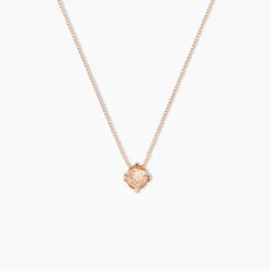 Collier Solitaire Argent Rose Rio Santa Teresa Oxyde De Zirconium-Histoire d'Or New