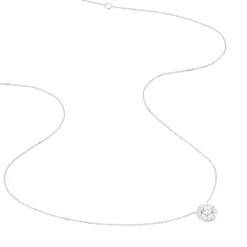 Histoire d'Or Collier Star Or Blanc Oxyde De Zirconium