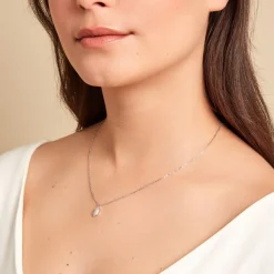 Histoire d'Or Collier Stellie Argent Blanc Oxyde De Zirconium